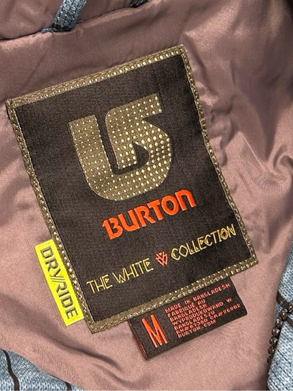 2014 Burton TWC Cannon Shaun White Snowboard Jacket Riptide Stripe M - Picture 10 of 14